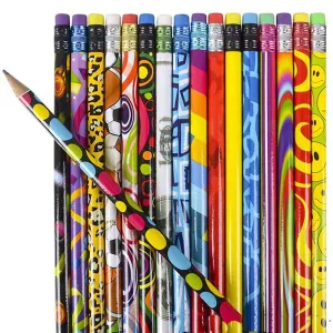 Kicko 7.5 Inch Pencil Assortment - Pack of 250 Assorted Multi-Colored Pens - Arts