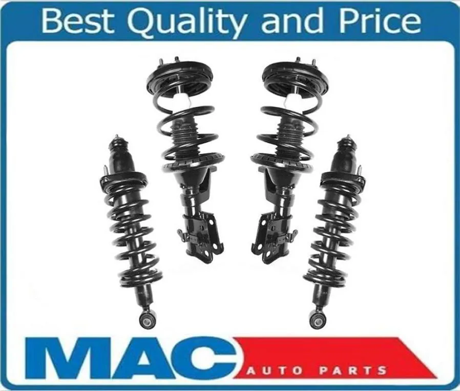 01-02 Civic Front & Rear Quick Coil Spring Strut Mount Assembly Set Easy Install