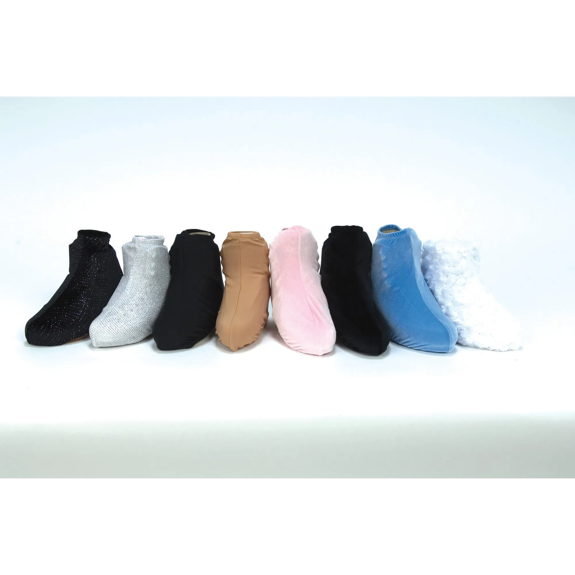 1227 Figure Skating Velvet Boot Covers