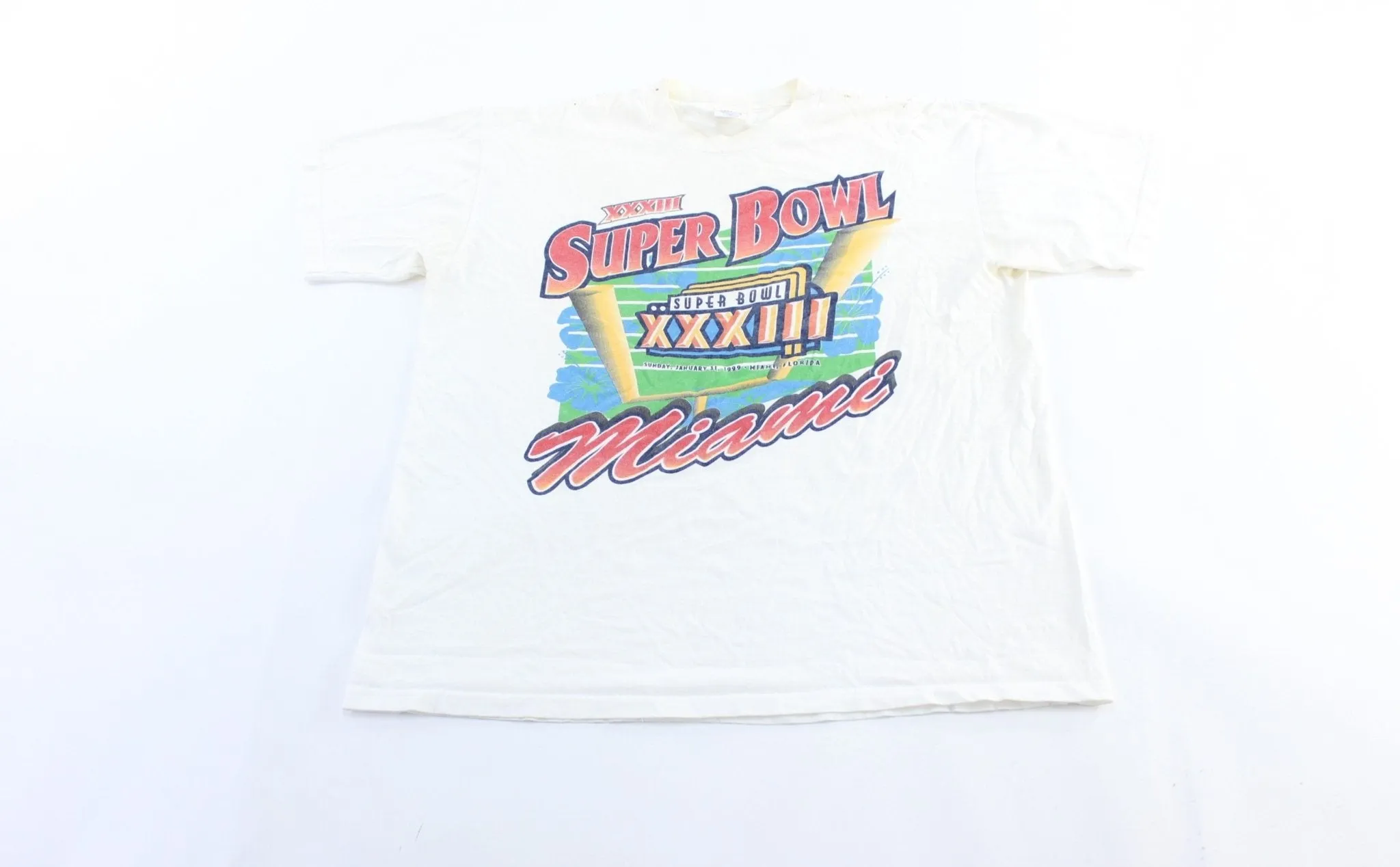 1999 Miami, Florida SuperBowl T-Shirt