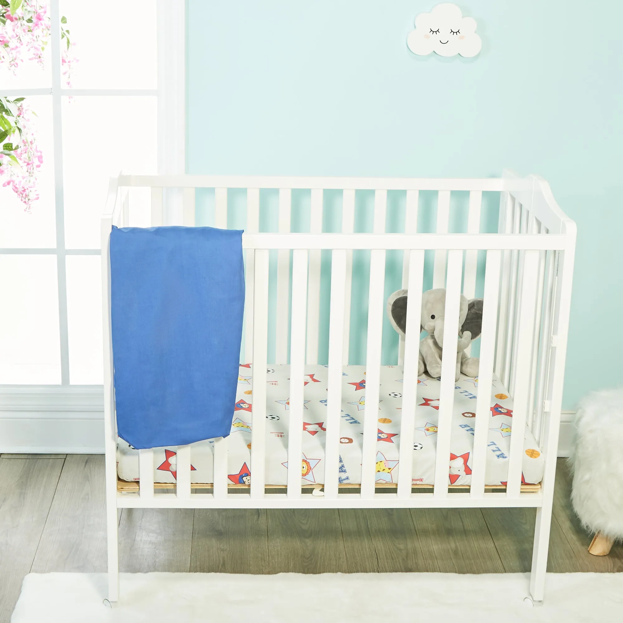 2 Portable Crib/Playard Mattress Sheets