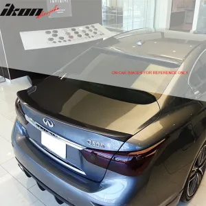 2014-2024 Infiniti Q50 Sedan Ikon Style Trunk Spoiler ABS