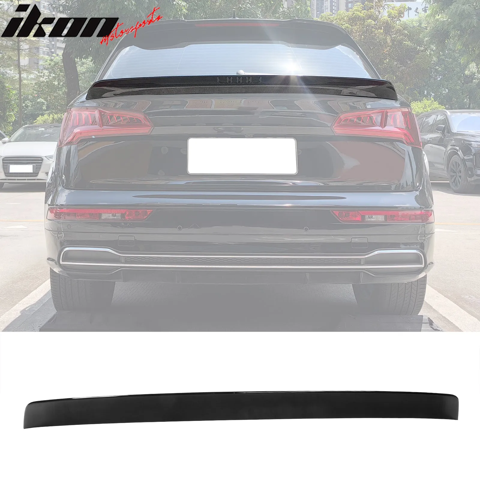 2018-2024 Audi SQ5 Q5 PHEV DuckBill Trunk Spoiler Lip ABS