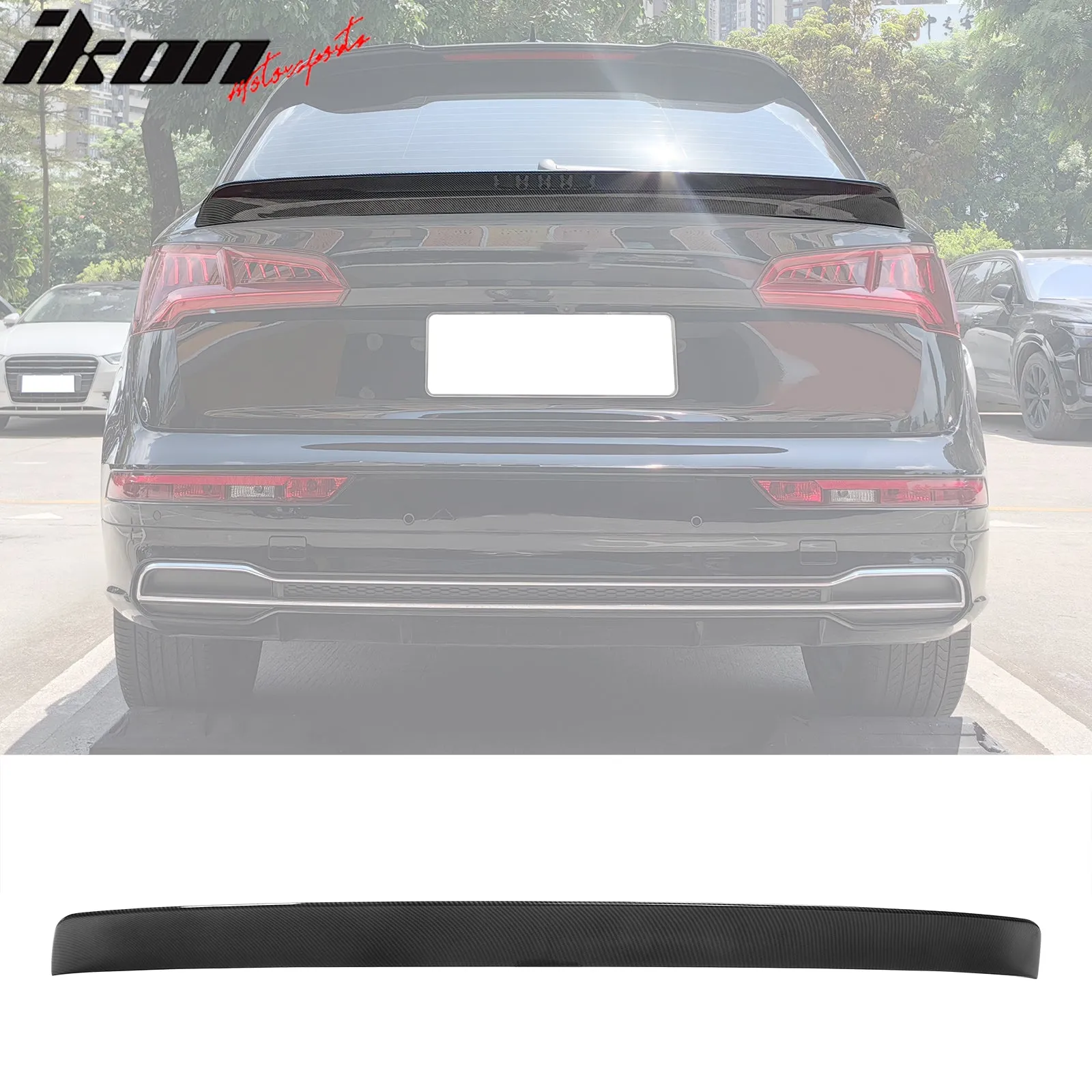 2018-2024 Audi SQ5 Q5 PHEV DuckBill Trunk Spoiler Lip ABS