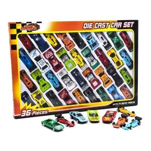 36 Pieces Die Cast Car Set