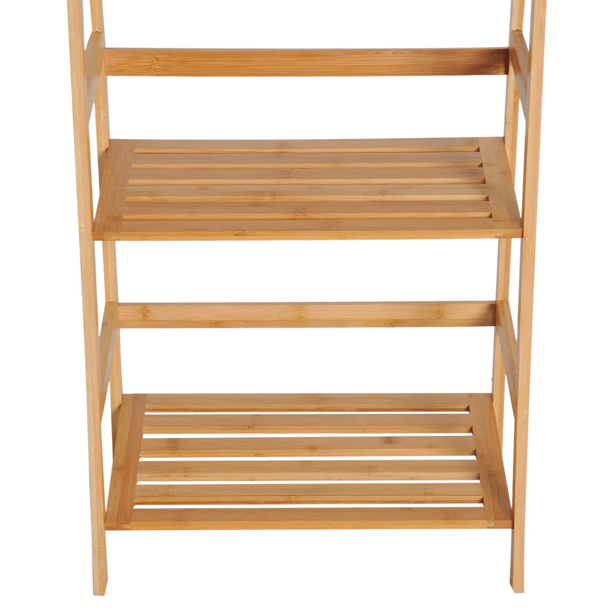 4 Tier Ladder Shelf Unit Storage Unit Shelf DIY Plant Shelving Stand Holder Organiser