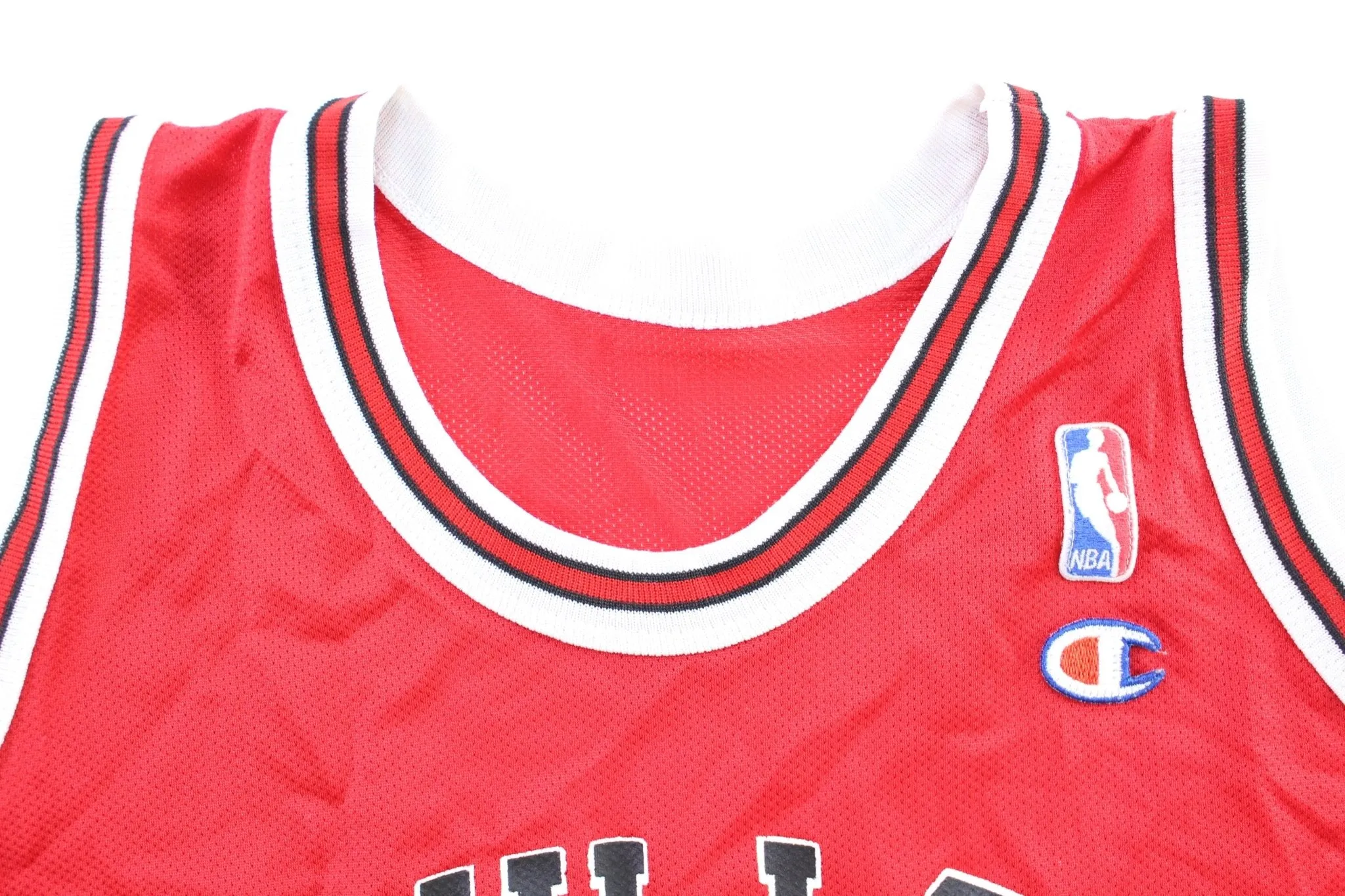 90's Champion Embroidered Logo Chicago Bulls Michael Jordan Jersey