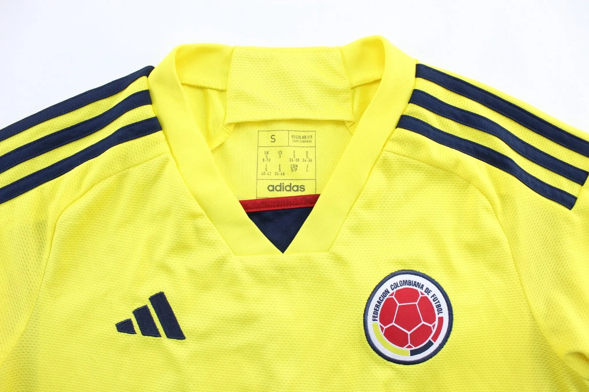 Adidas Embroidered Logo Columbia James Rodriquez Soccer Jersey