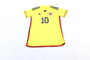 Adidas Embroidered Logo Columbia James Rodriquez Soccer Jersey