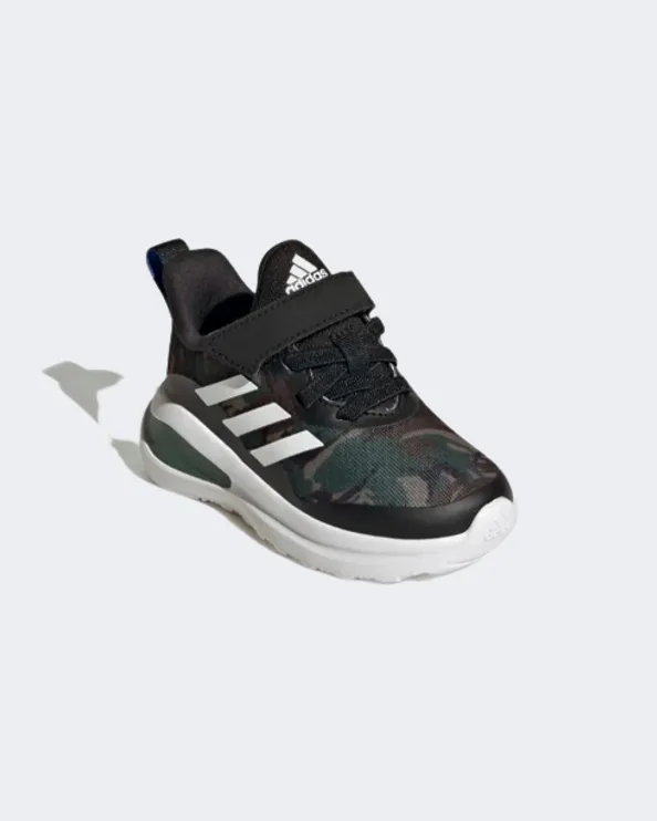 Adidas Fortarun Infant-Boys Running Shoes Black/Green Gv9478