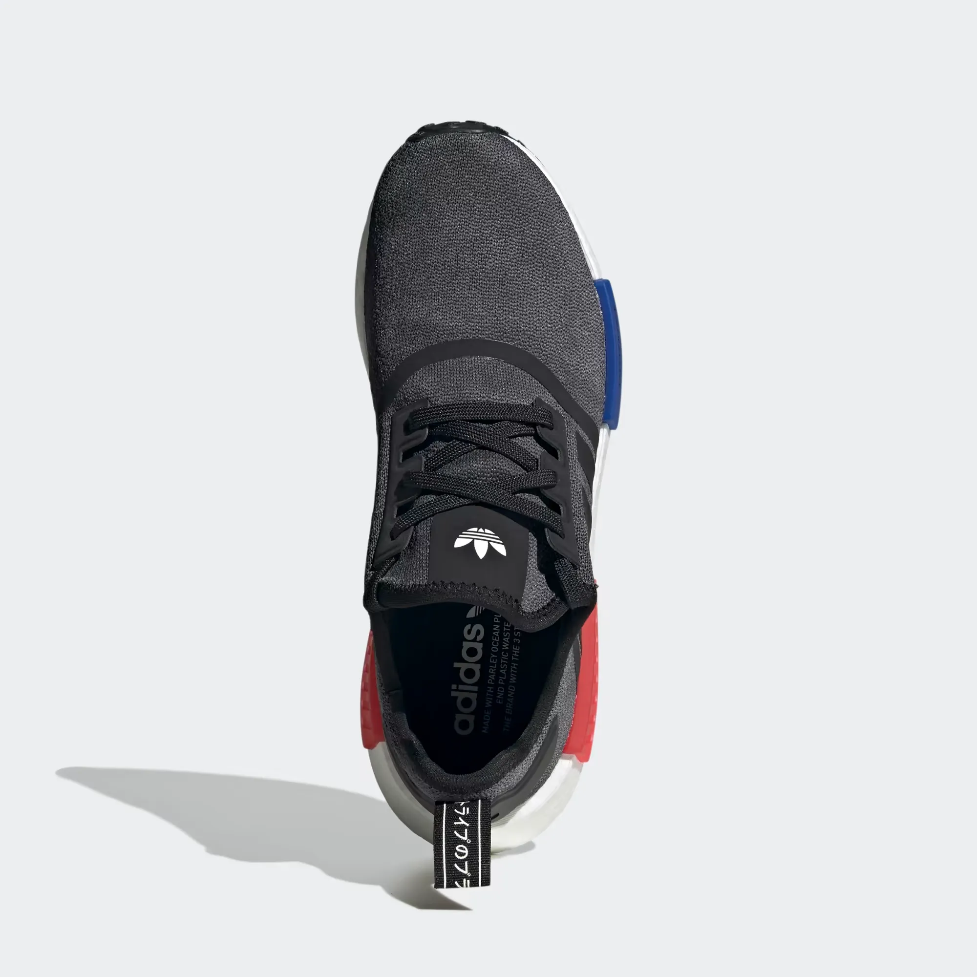 Adidas Men's NMD R1 Shoes - Core Black / Semi Lucid Blue / Glory Red