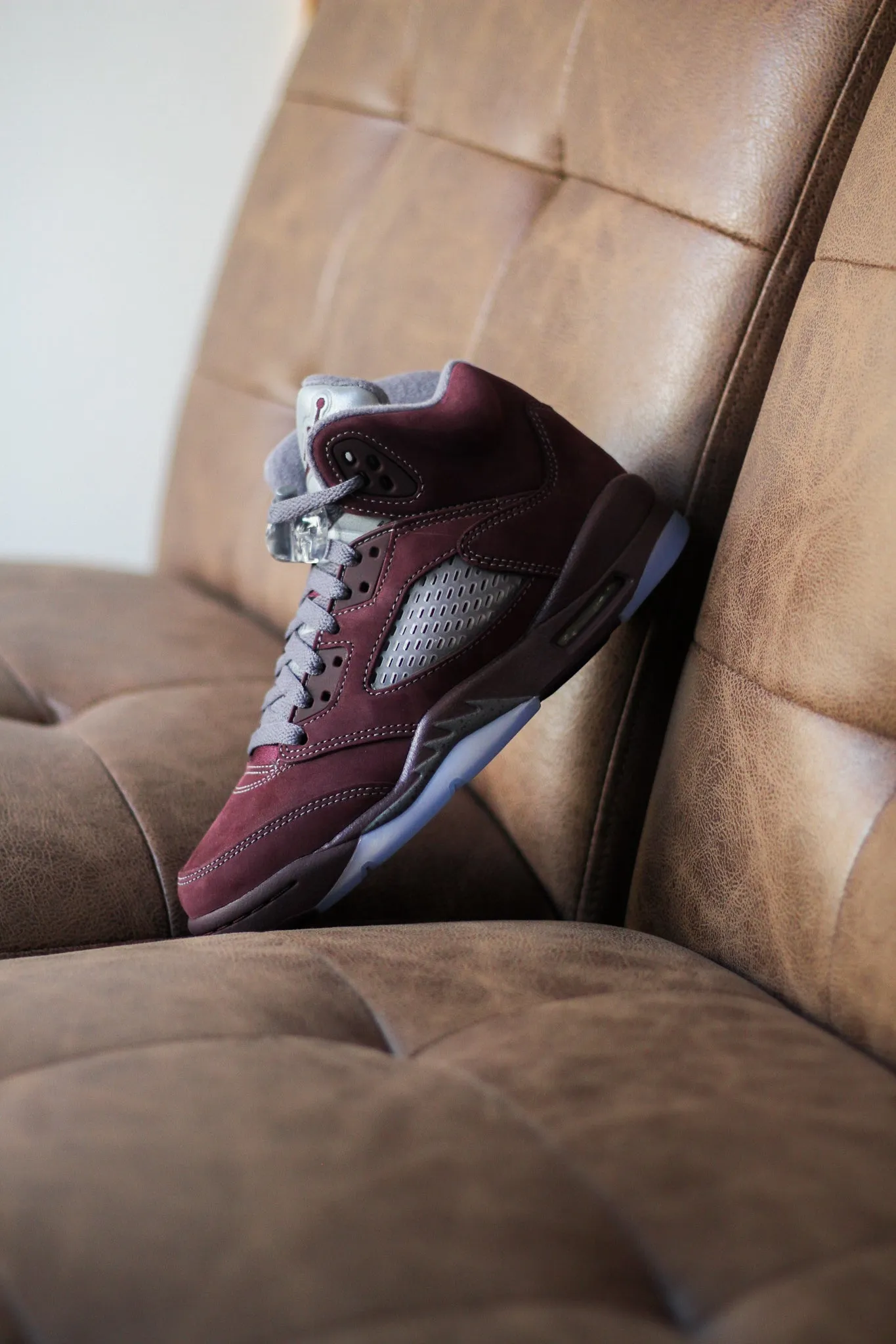 AIR JORDAN 5 RETRO (GS) "BURGUNDY"