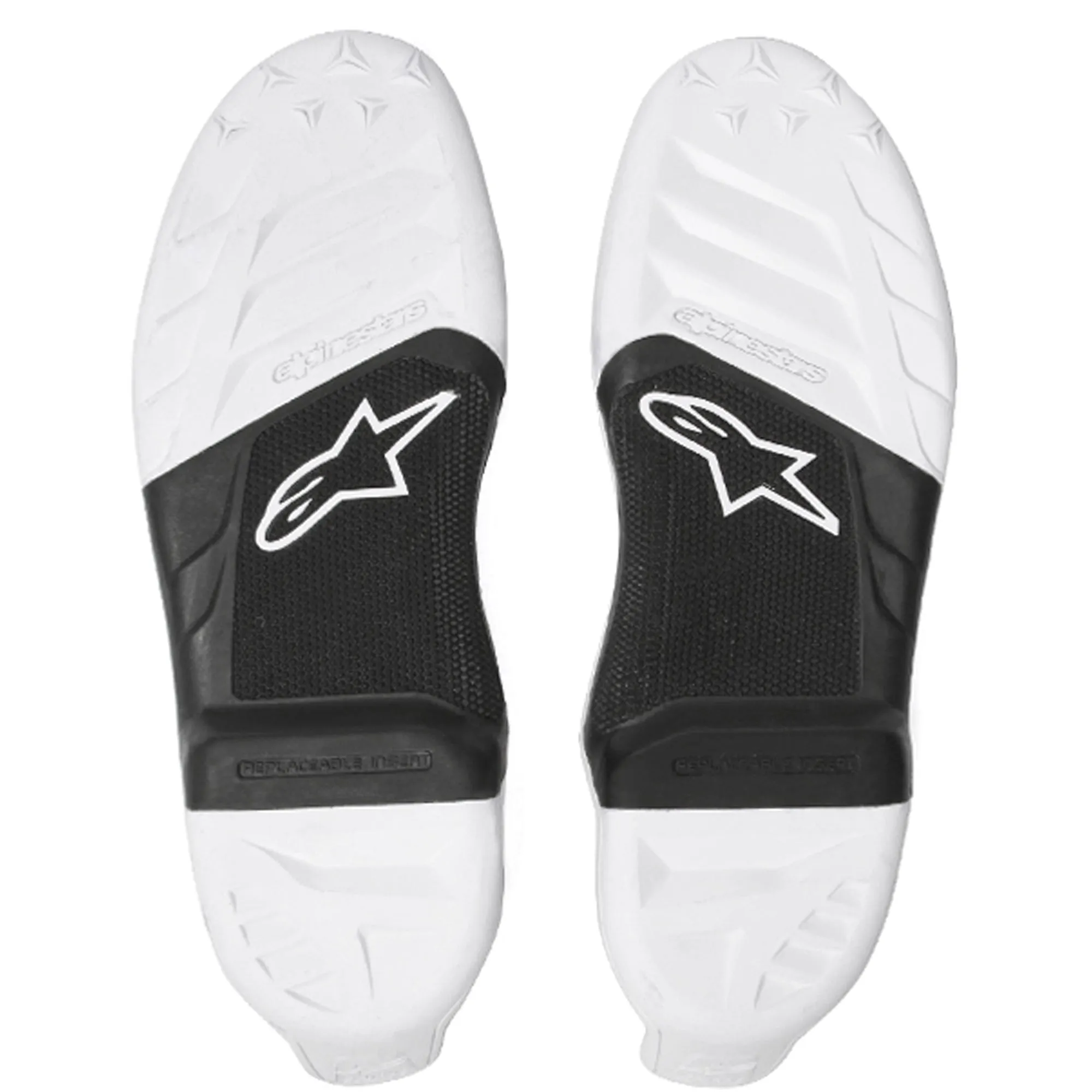 Alpinestars Tech 7 Replacement Soles (White/Black)