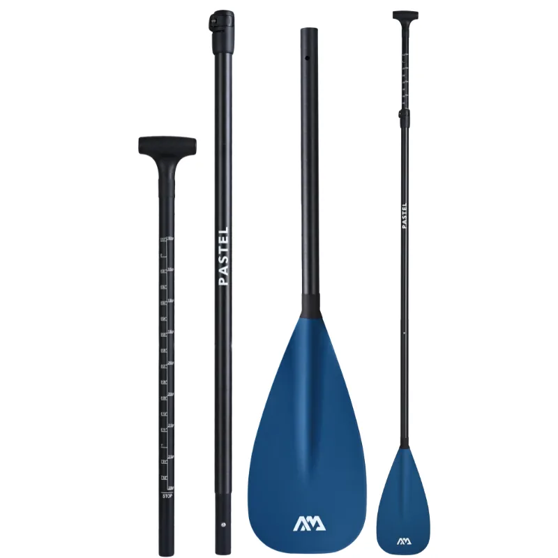 Aqua Marina PASTEL 2023 Adjustable Hybrid Fiberglass/Carbon SUP Paddle Navy