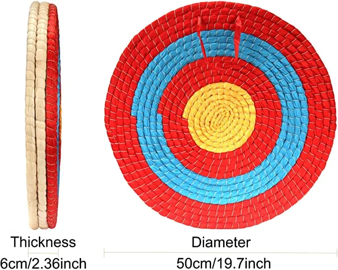 🎯Archery Solid Straw Round Traditional Targets Practice