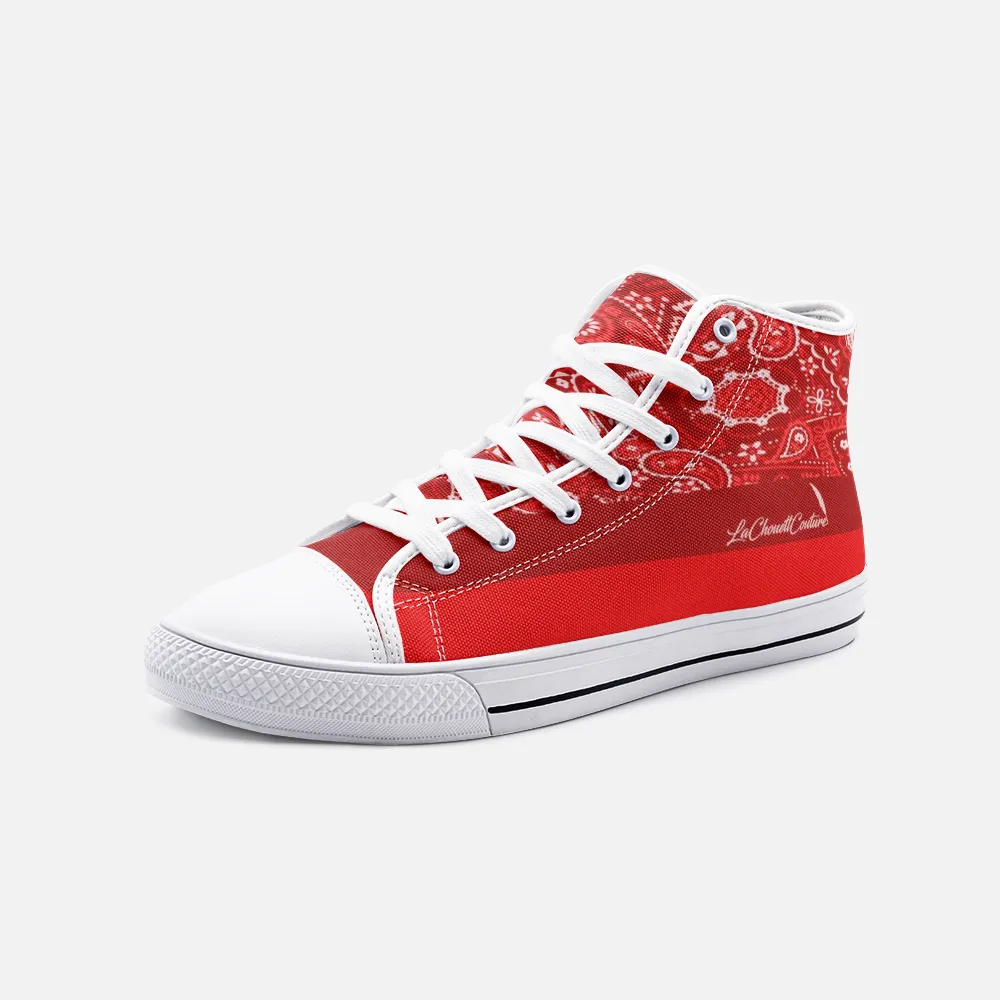 BANDANA VIRAL Bs'UP Unisex High Top Canvas Shoes