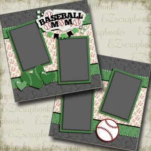 Baseball Mom Green - 3240