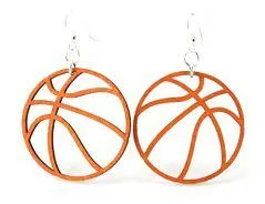 Basketball Earrings