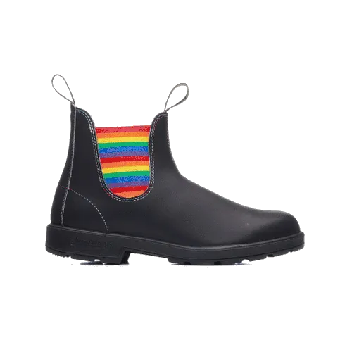 Blundstone 2105 - Original Black with Rainbow Elastic and Contrast Stitching