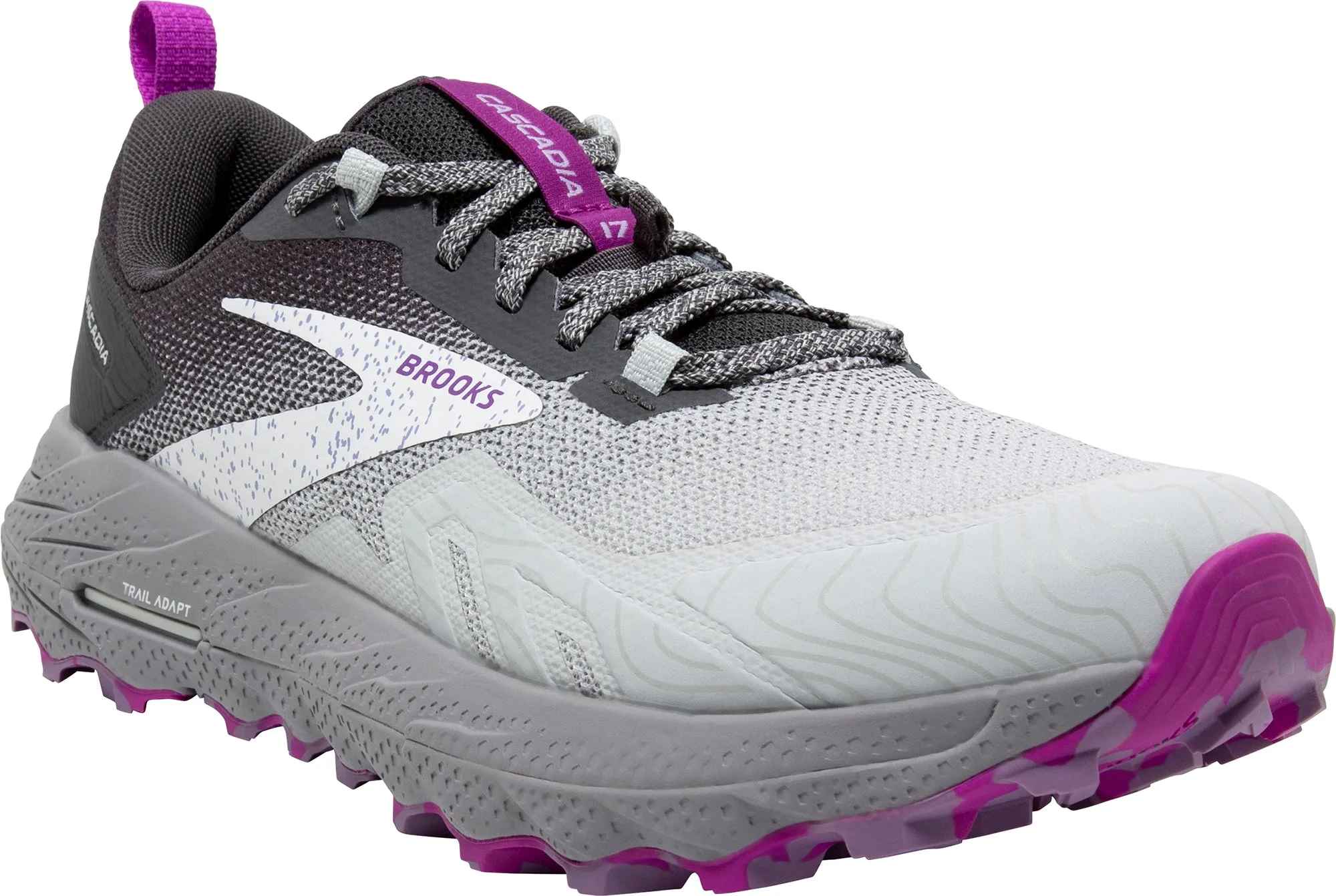 Brooks Cascadia 17 Womens Trail Running Shoes - Grey