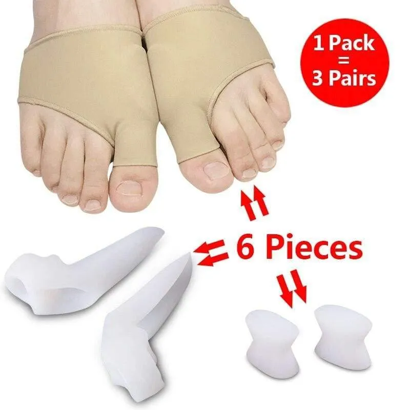 Bunion Corrector Relief Kit for Beginners - 6 Pack