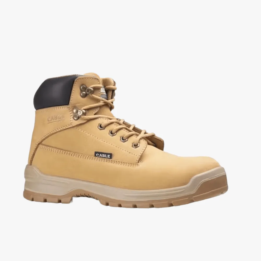 Cable Safety Platinum Steel Toe Boot Honey