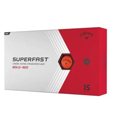 Callaway Superfast Golf Balls - Red