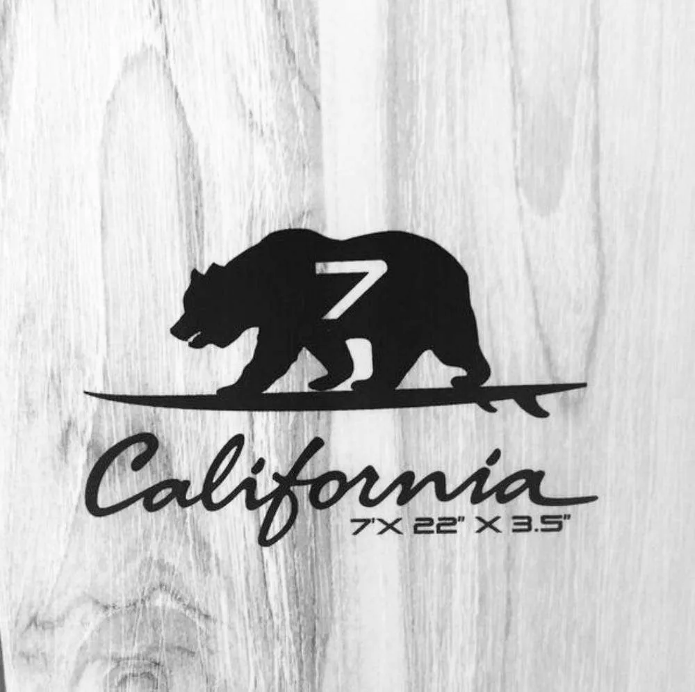 CBC 7' Classic Wood Graphic Foam Surfboard