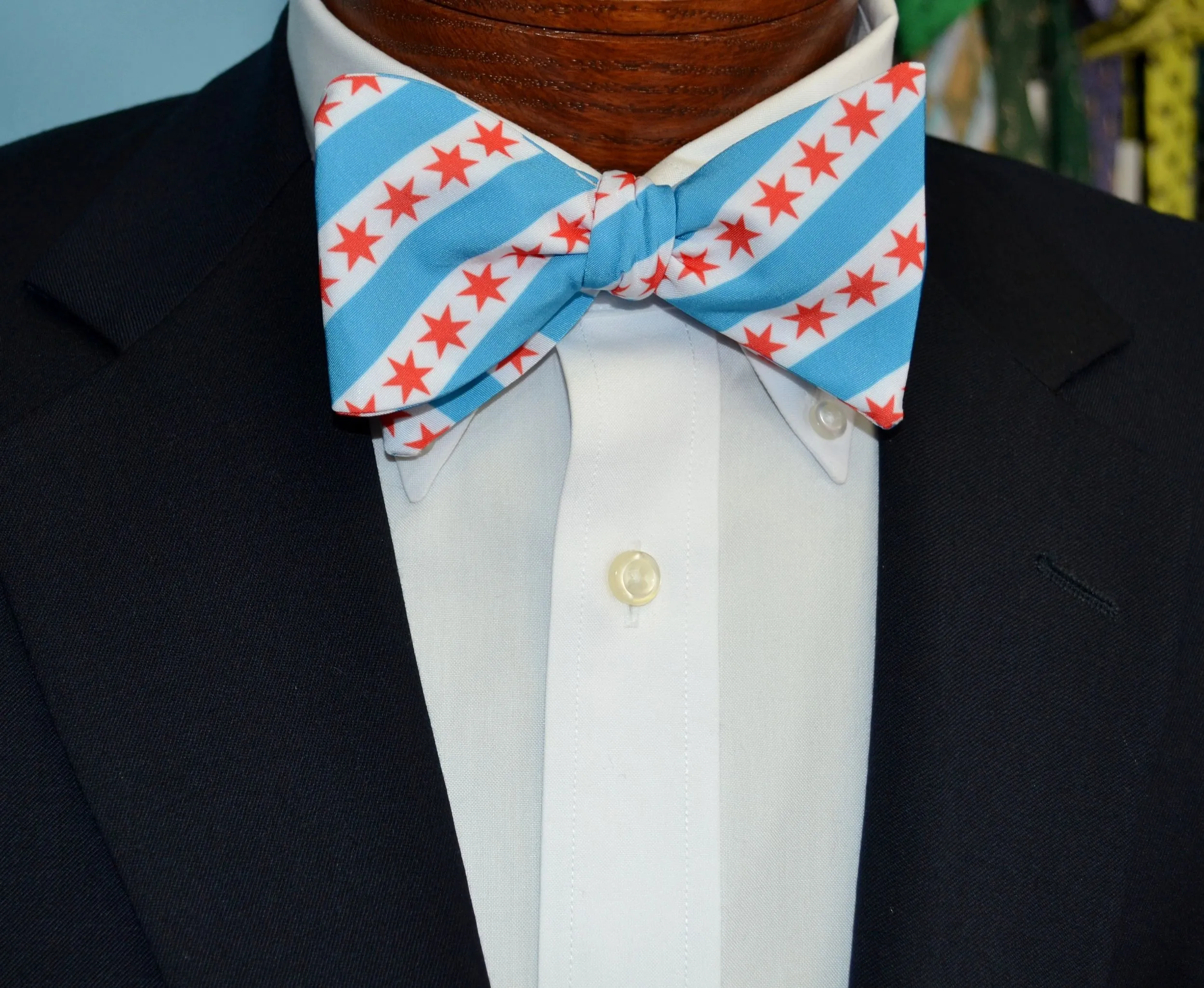 Chicago Map Bow Tie