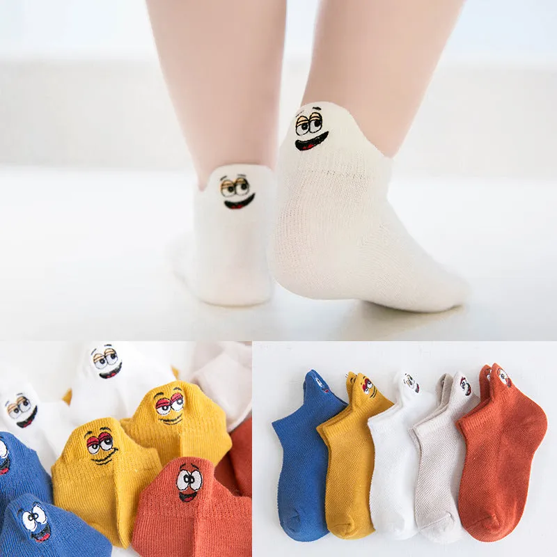 Children's Low-cut Socks Summer Thin Cartoon