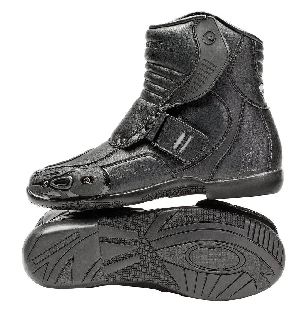 Close Out Joe Rocket Men's RAZOR Black Leather Boots