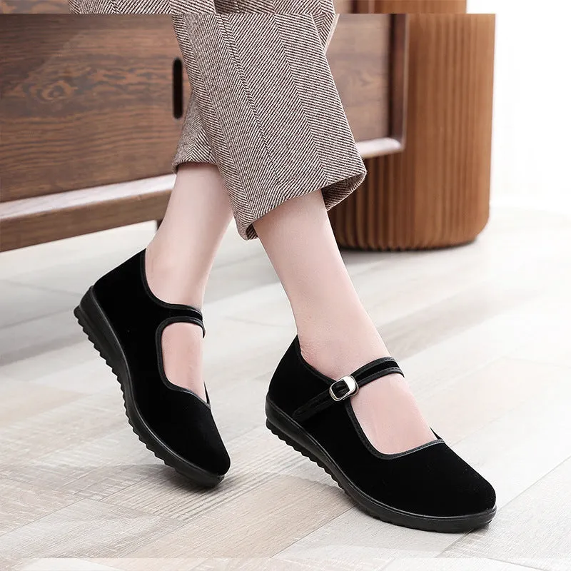 Cloth Female Mother For Han Chinese Clothing Canvas Shoes