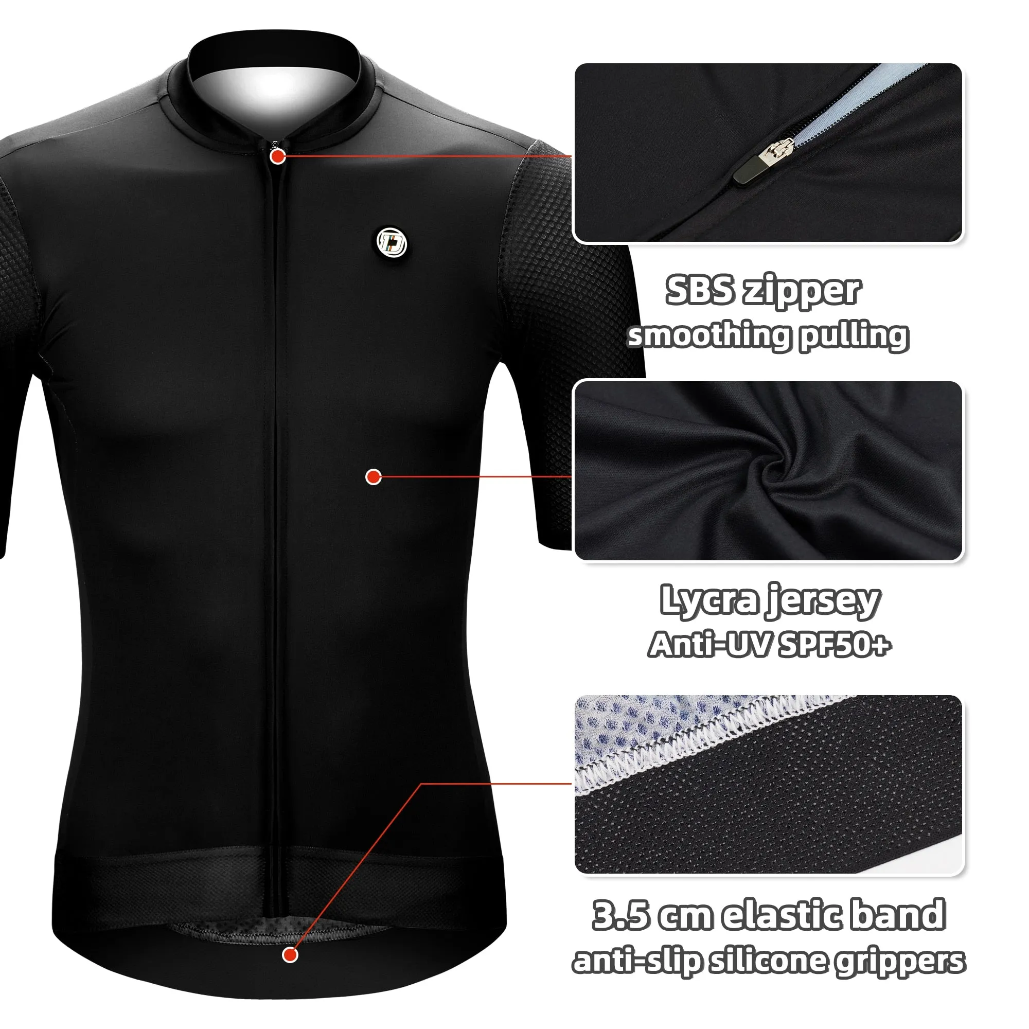 Cycling Jersey Slim Fit SPF 50 