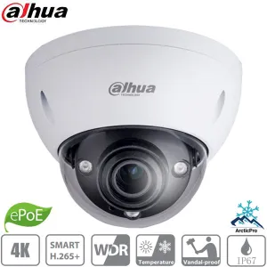 Dahua / IP / 8MP / Dome Camera / Motorized Varifocal / 7-35mm Lens / Outdoor / WDR / IP67 / IK10 / 100m IR / ePoE / 5 Year Warranty / DH-IPC-HDBW5831EN-Z5E