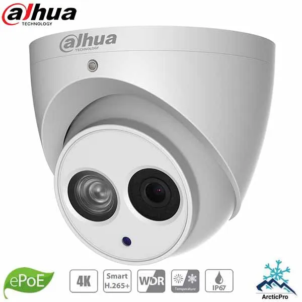 Dahua / IP / 8MP / Eyeball Camera / Fixed / 2.8mm Lens / Outdoor / WDR / IP67 / 50m IR / ePoE / Built-in Microphone / 5 Year Warranty / DH-N84CG52