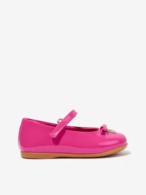 Dolce & Gabbana Girls Patent Leather Shoes in Pink