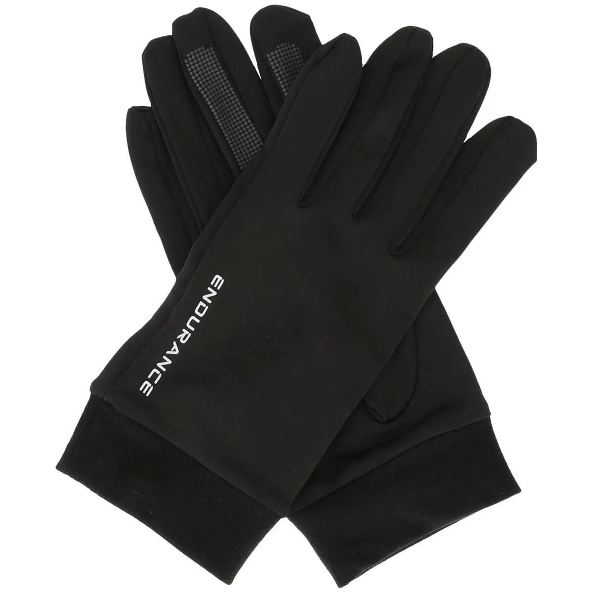 Endurance Watford Running Gloves - Adult - Solid Black