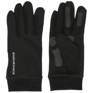 Endurance Watford Running Gloves - Adult - Solid Black