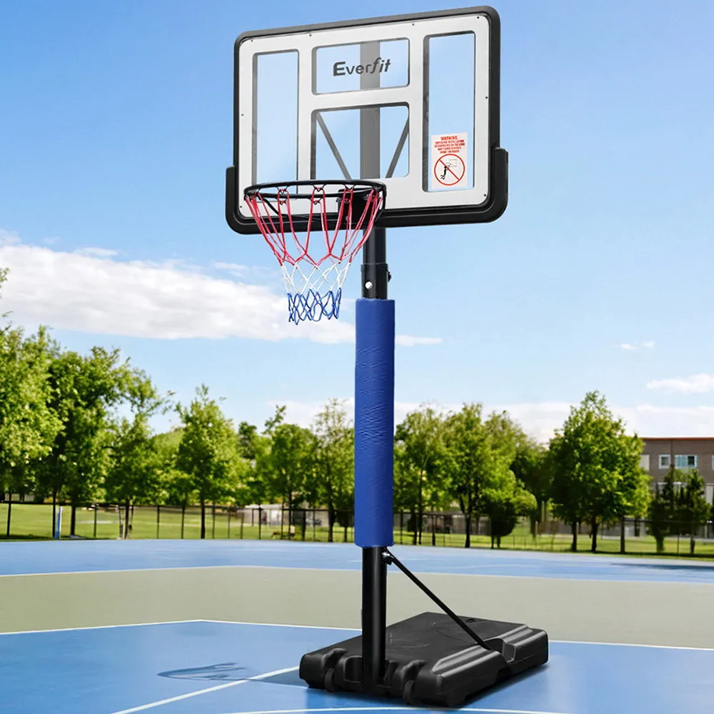 Everfit 3.05M Basketball Hoop Stand System Ring Portable Net Height Adjustable Blue