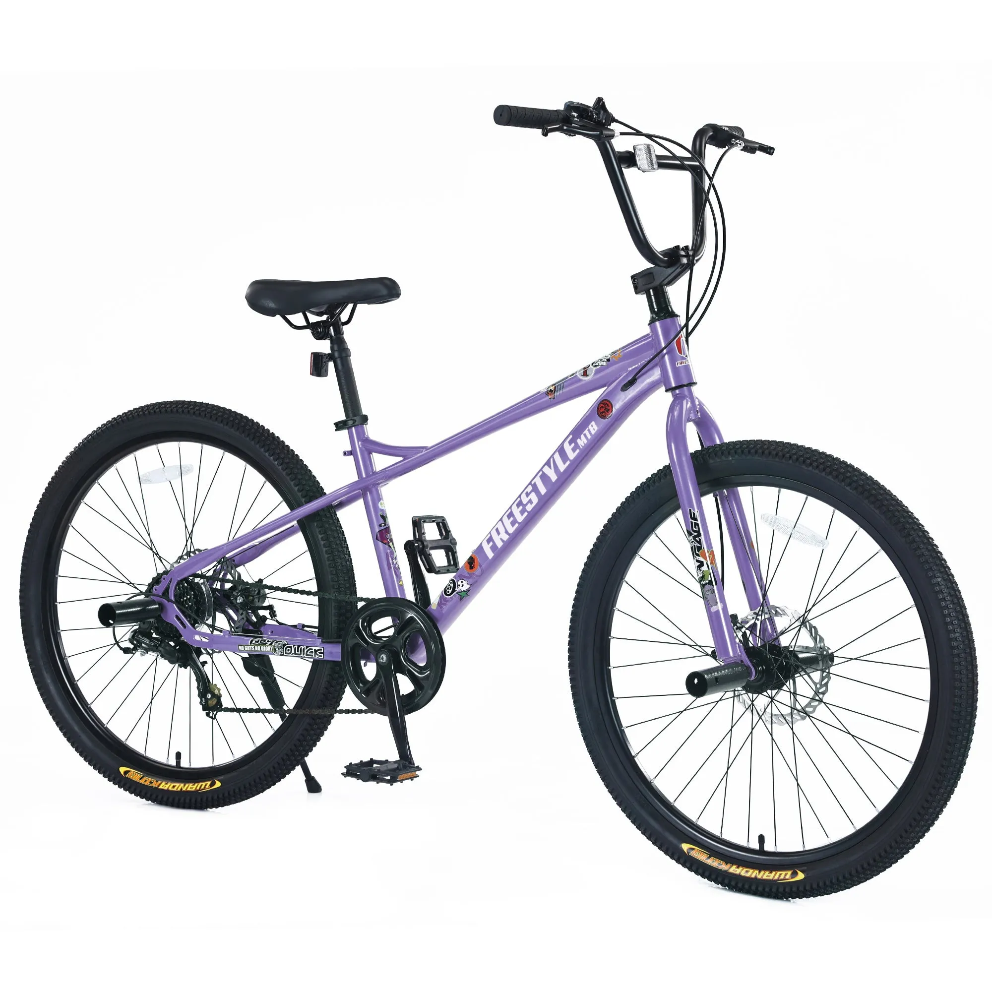 Freestyle Kids Bike Double Disc Brakes 26 Inch Children's Bicycle for Boys Girls Age 12  Years