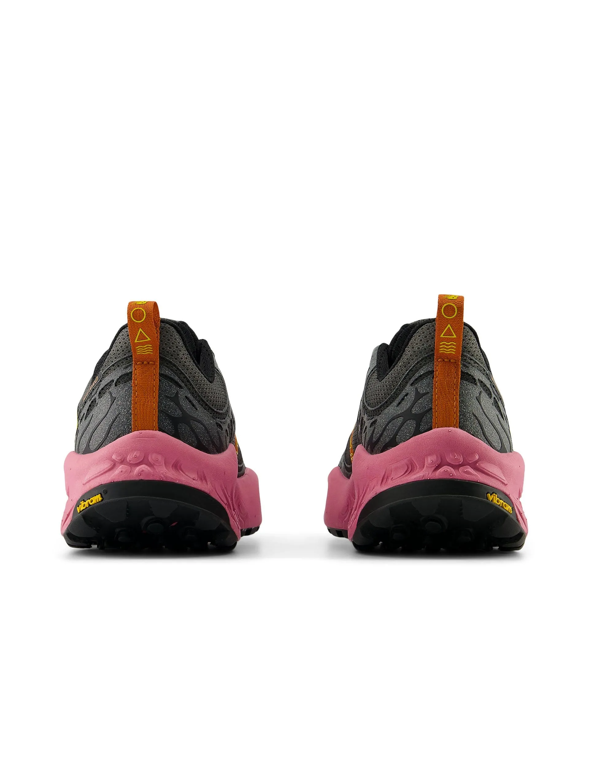 Fresh Foam X Hierro v8 Shoes - Black/Real Pink/Ginger Lemon