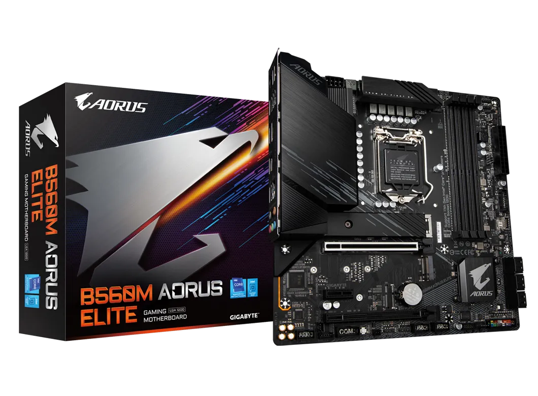 GIGABYTE GA-B560M AORUS ELITE INTEL LGA1200 MOTHERBOARD