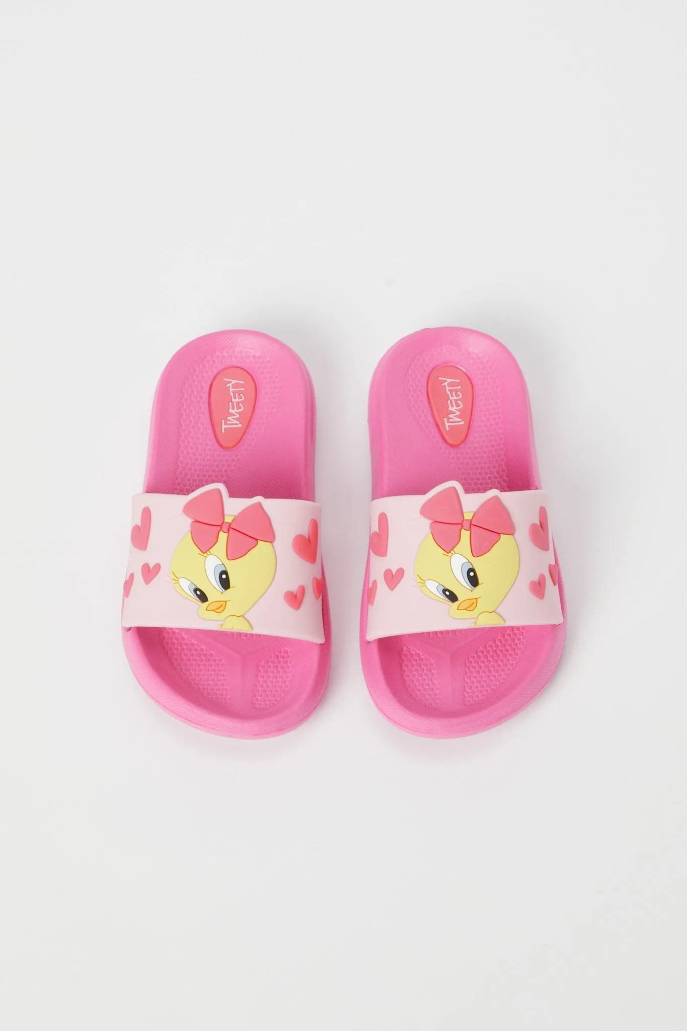 Girls Pink Tweety Slide