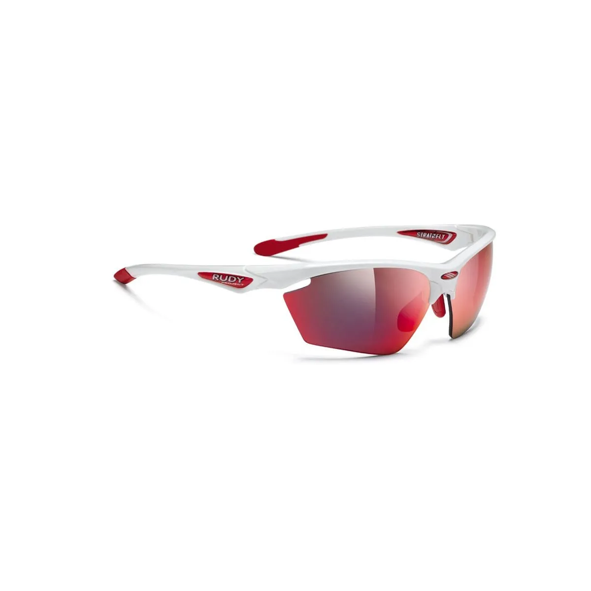 Glasses Stratofly White Gloss RPO Multilaser Red Rudy Project