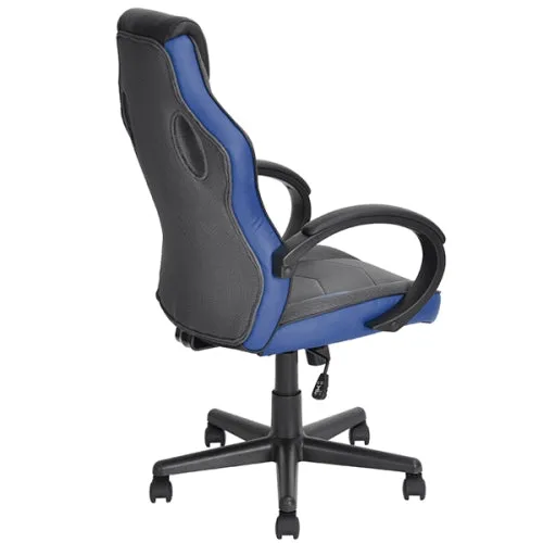 HAWK SERIES/ 4534 GAMING CHAIR (BLACK & BLUE)