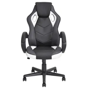 HAWK SERIES/ 4534 GAMING CHAIR (BLACK & WHITE)