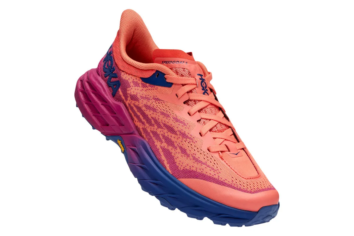 Hoka Speedgoat 5 B Orange/Purple Womens