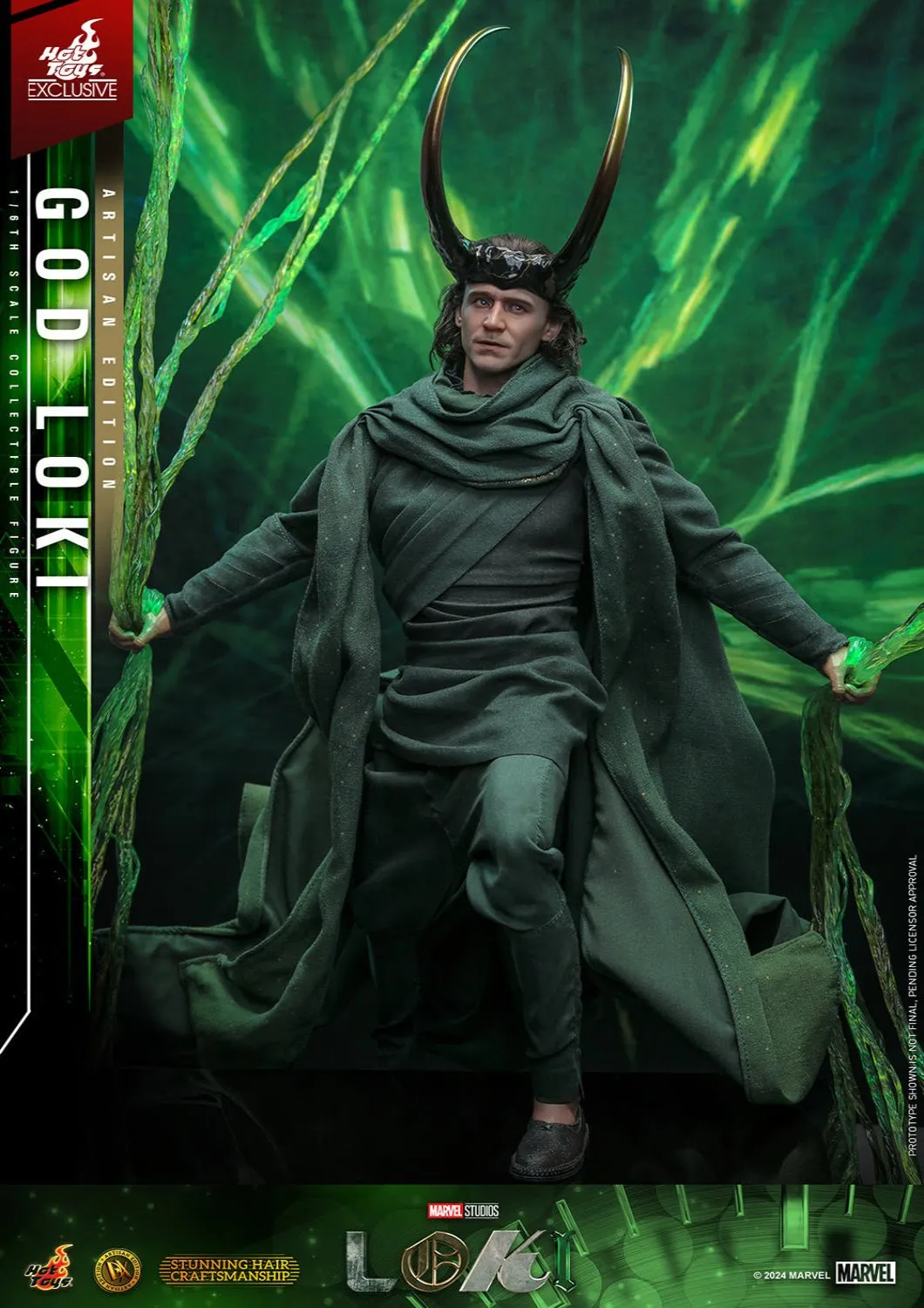 HOT TOYS MARVEL'S 1/6TH SCALE GOD LOKI COLLECTIBLE FIGURE (ARTISAN EDITION) - DX41AE