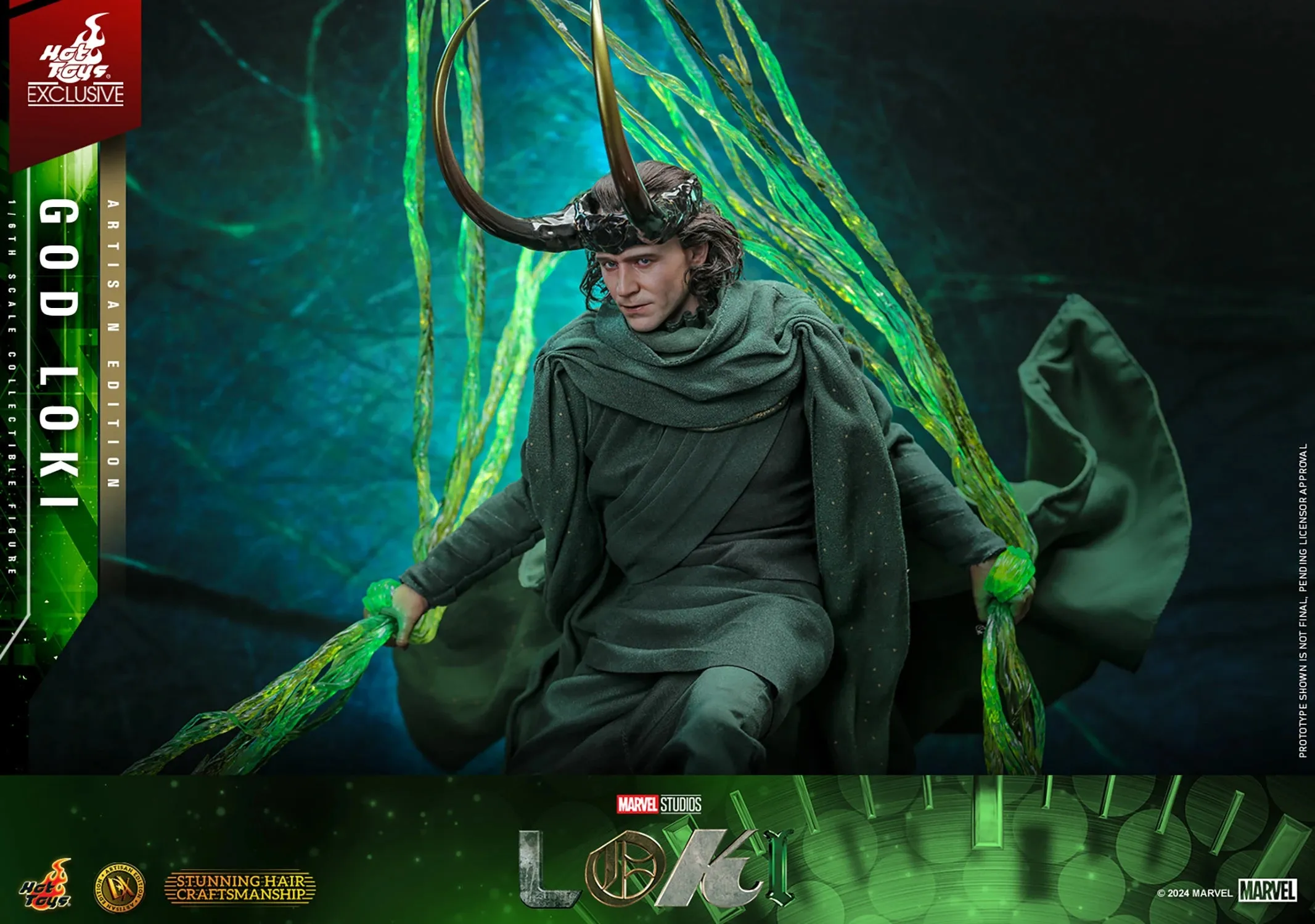 HOT TOYS MARVEL'S 1/6TH SCALE GOD LOKI COLLECTIBLE FIGURE (ARTISAN EDITION) - DX41AE