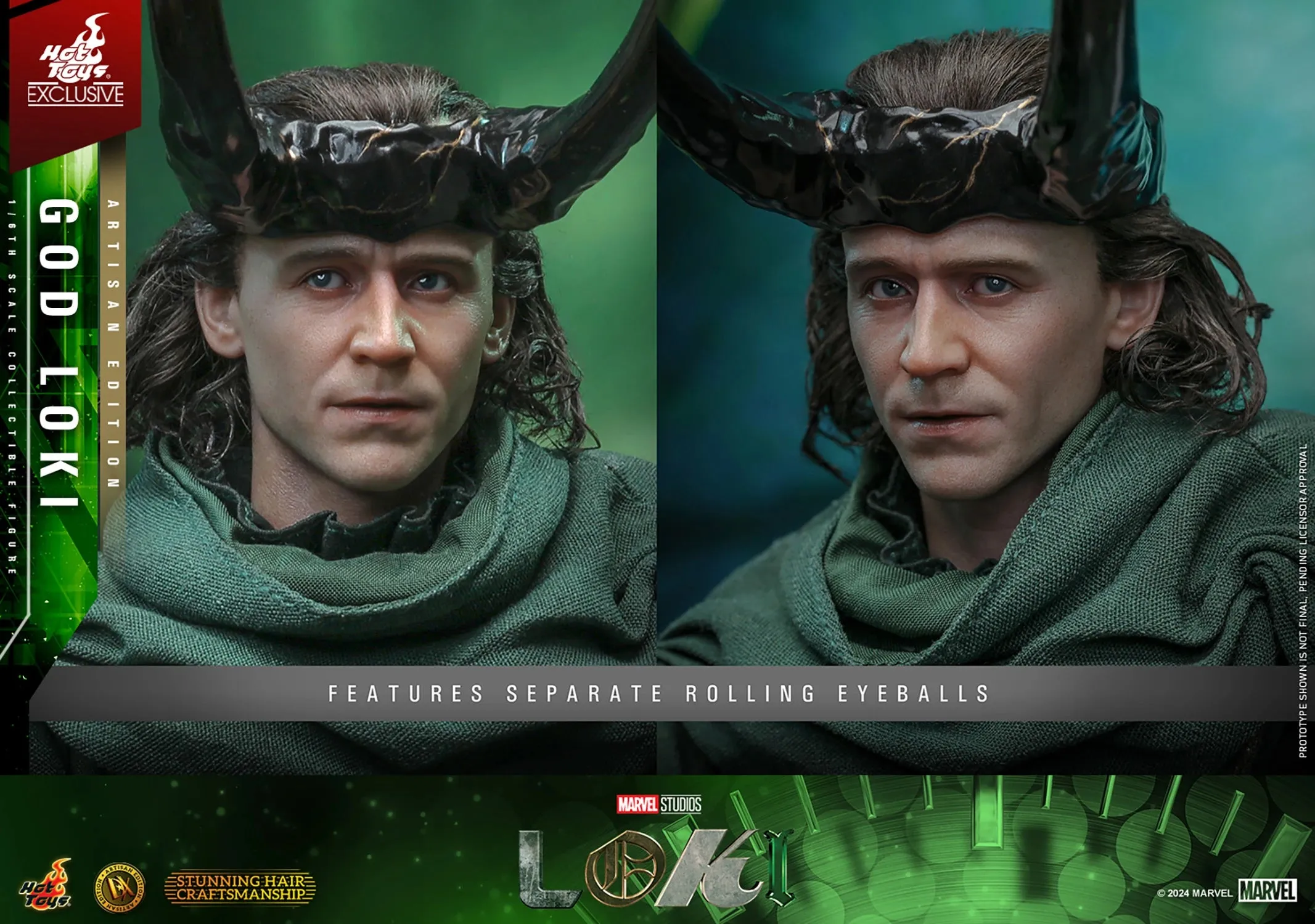 HOT TOYS MARVEL'S 1/6TH SCALE GOD LOKI COLLECTIBLE FIGURE (ARTISAN EDITION) - DX41AE